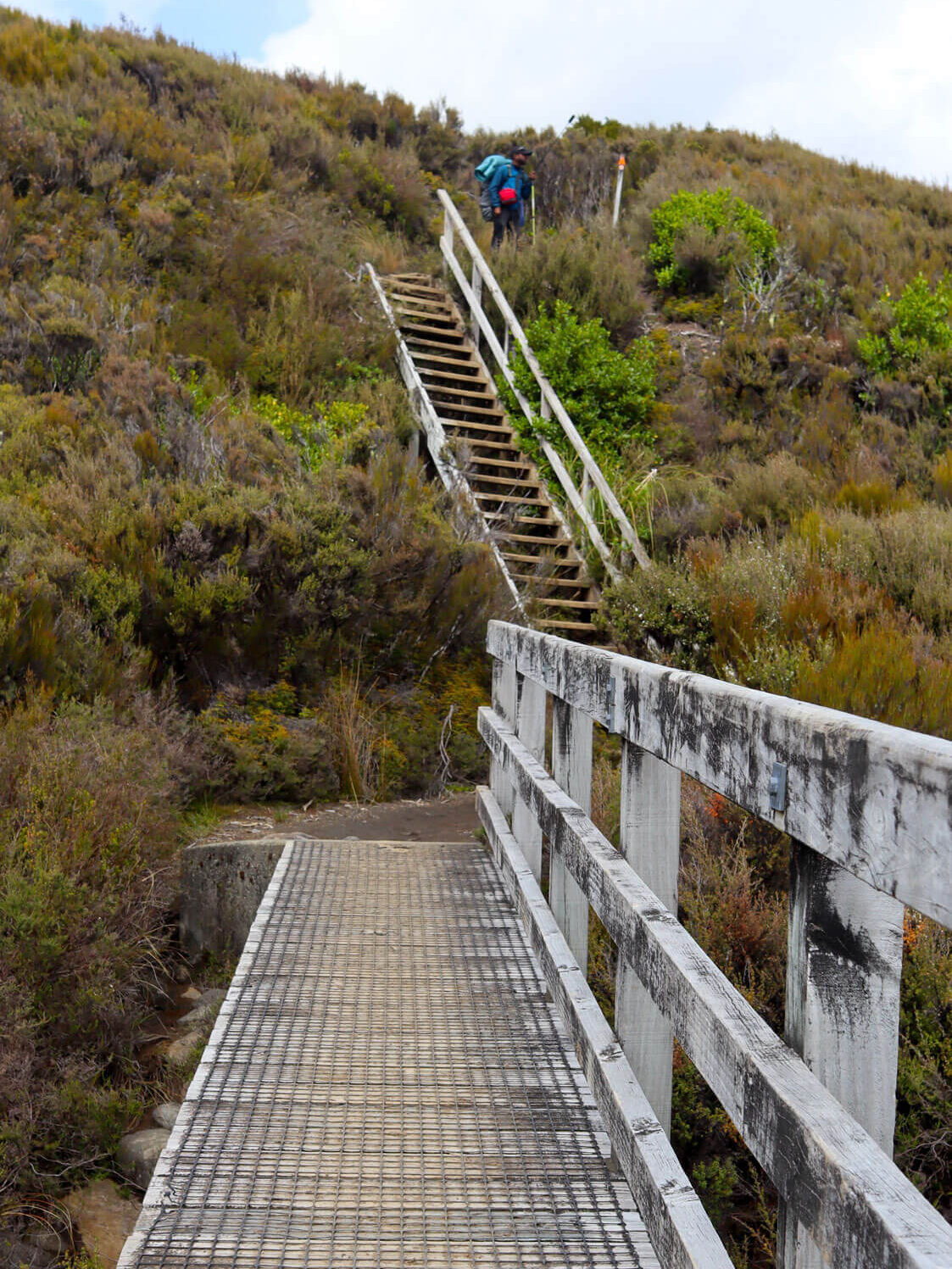Mangatepopo Hut to Whakapapa Village Staircase